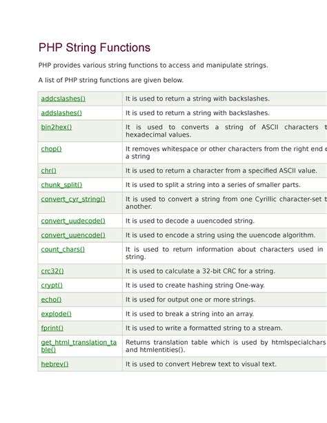 php .